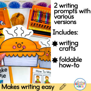 pie writing crafts
