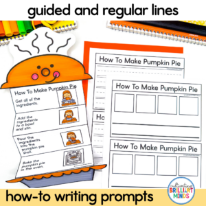 pie writing crafts