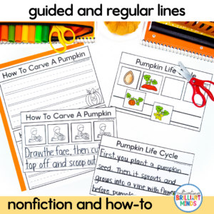 Pumpkin Writing Crafts