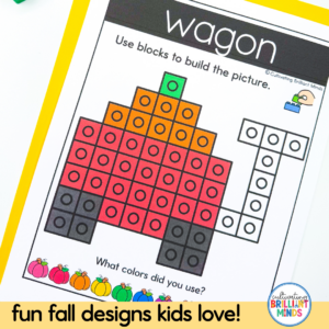 a wagon snap cube mat
