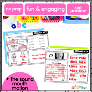 CVCe Long I Phonics Passages