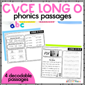 phonics passages the practice long o words