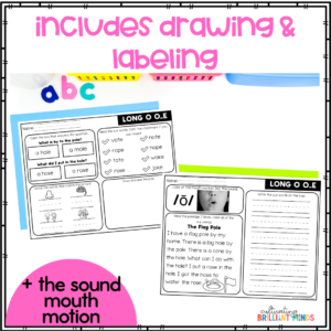 phonics passages the practice long o words