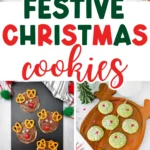 a collage of christmas cookies for kids