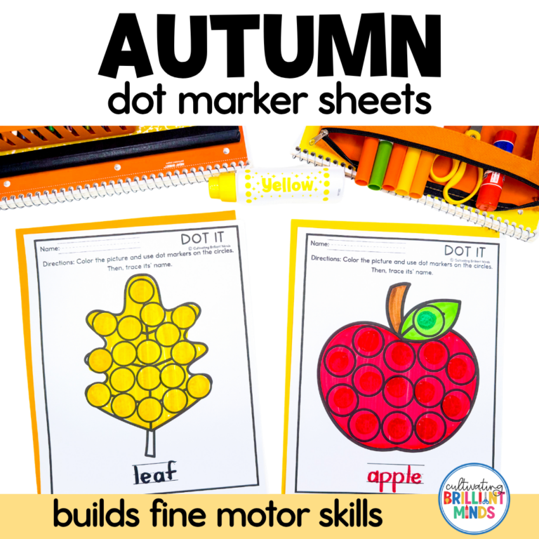 Fall Dot Markers