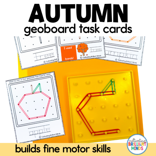 Fall Geoboard Task Cards