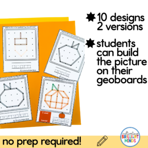Fall Geoboard Task Cards