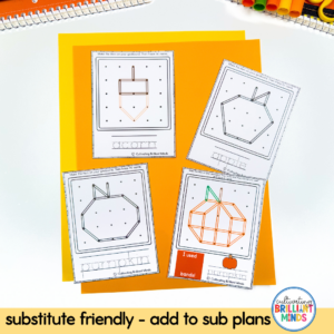Fall Geoboard Task Cards