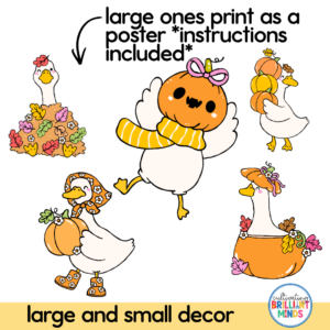 Fall Silly Goose Bulletin Board