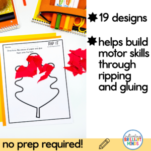 Fall Torn Paper Activity