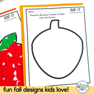 Fall Torn Paper Activity