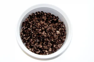 crushed oreos in a cup