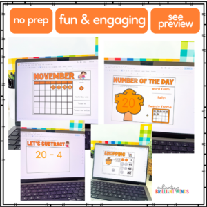math morning meeting slides for november