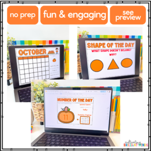 morning meeting slides for october for math