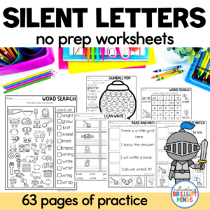 Silent Letters Worksheets