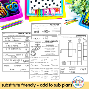 Silent Letters Worksheets