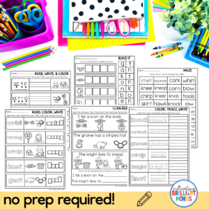 Silent Letters Worksheets