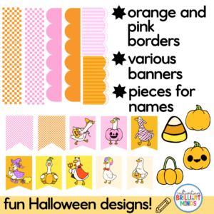 Silly Goose Halloween Bulletin Board