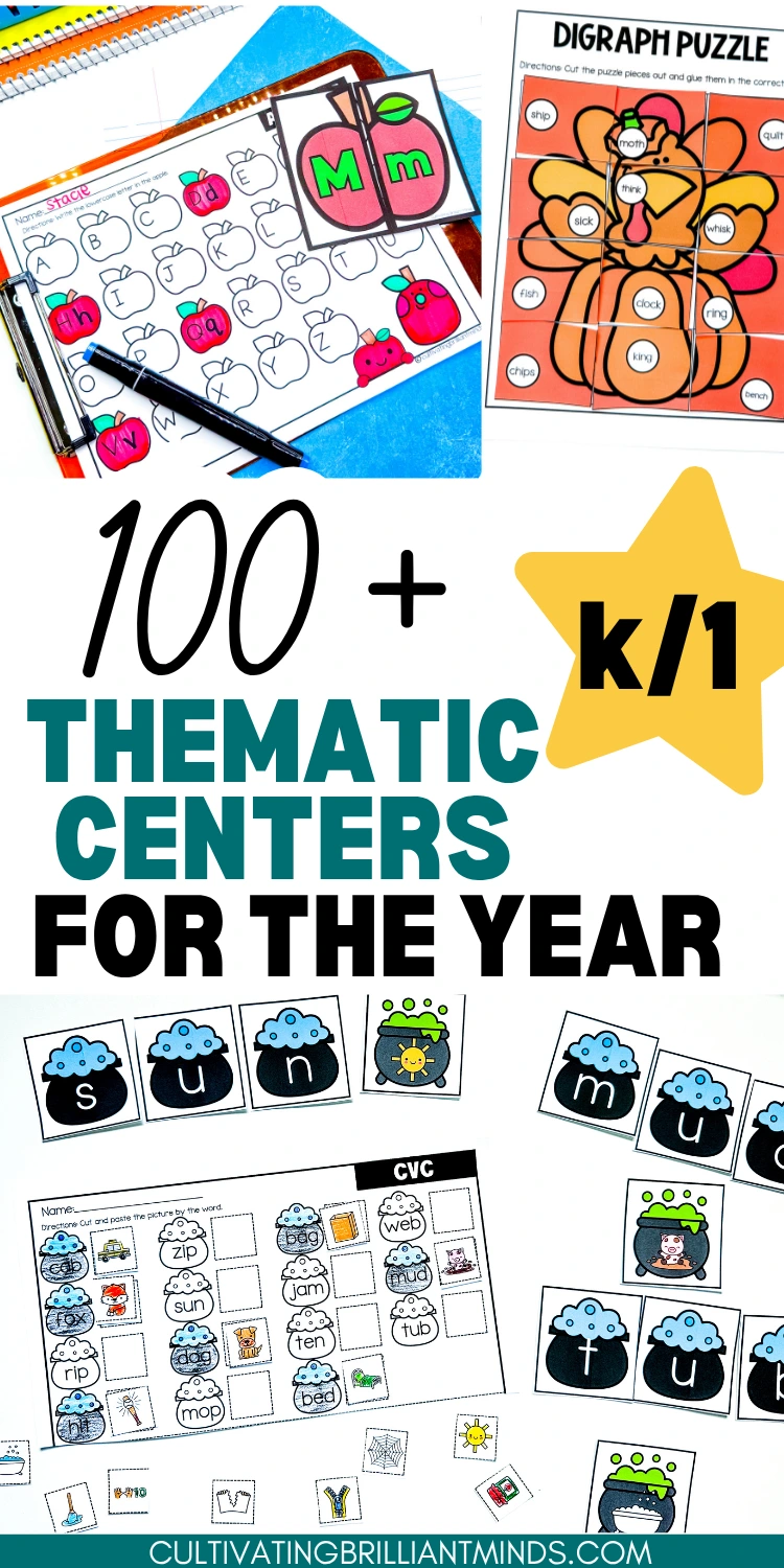a collage of 100+ thematic centers for the year